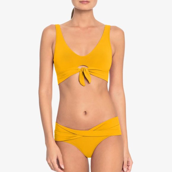 Robin Piccone Ava Twist Bottom (Size S in Marigold) - Picture 8 of 8